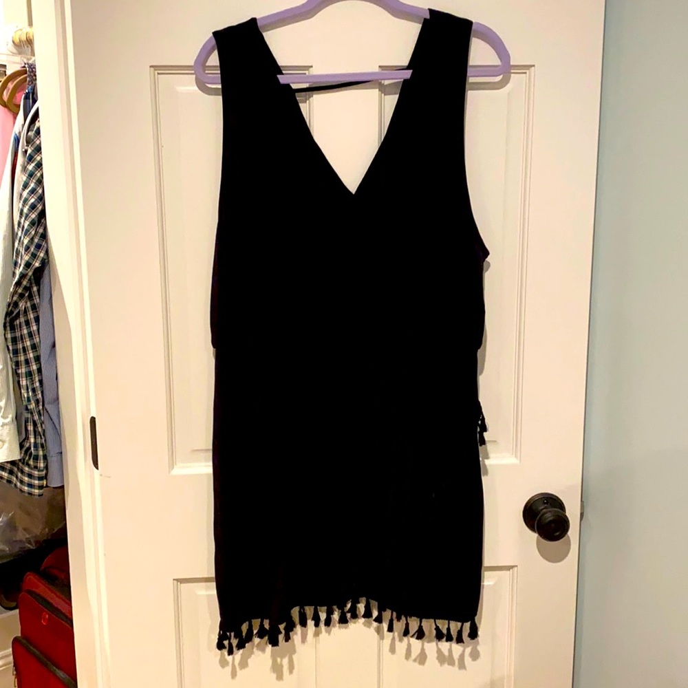 Dotti Black Sleeveless Coverup Dress